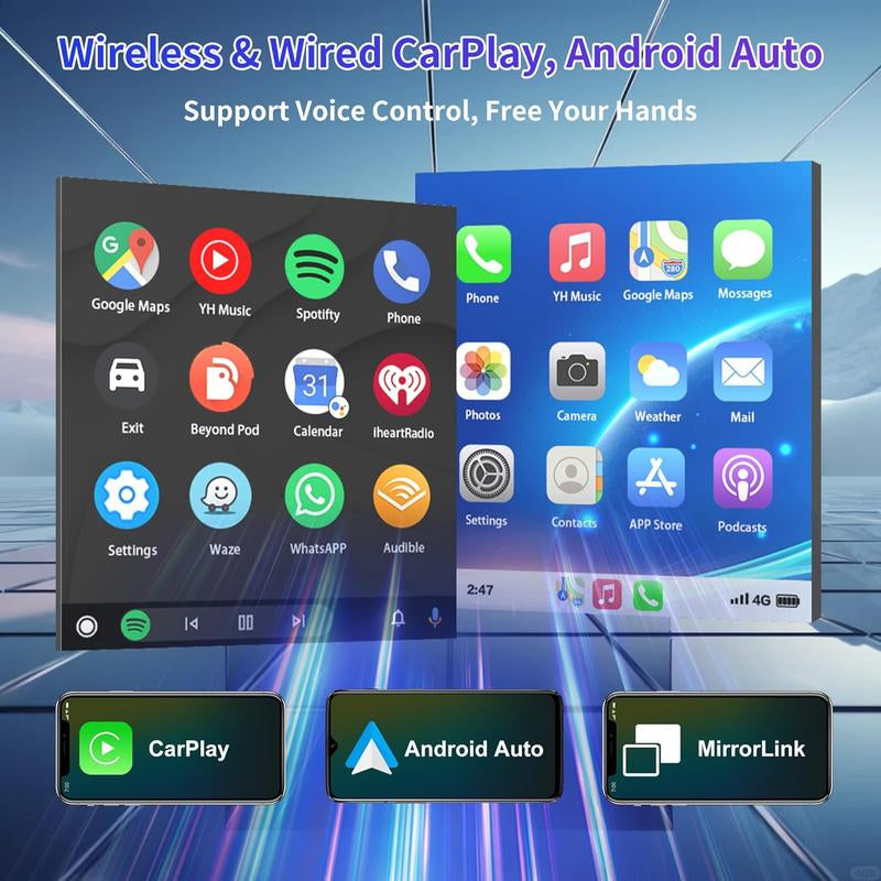 Ford F150 2009-2014 Android 13 Car Stereo Upgrade - 9.7" Wireless Carplay, Android Auto, GPS Navigation, Bluetooth, SWC, Backup Camera