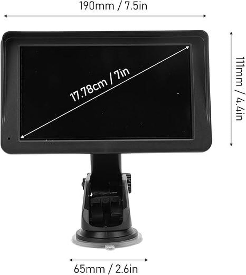 Portable Carplay Screen for Cars,Wireless Apple Carplay and Android Auto Player, 7 Inch Touch Screen Bluetooth Hands-Free/Mirror Link/Map Navigation/Voice Control/Tf Card/Aux for Cars, Trucks, Suvs