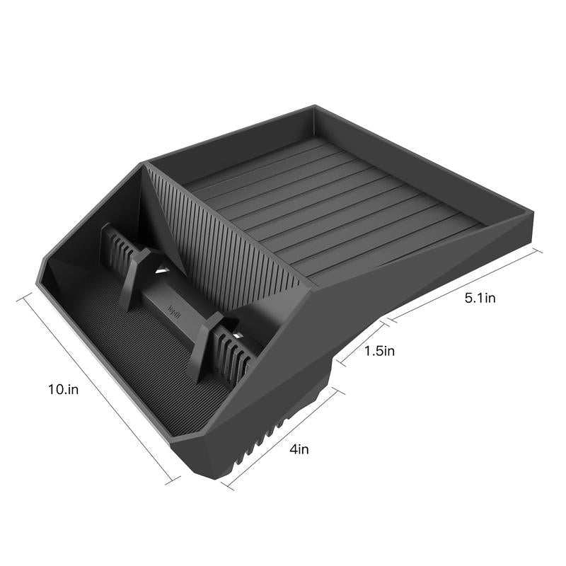 Tesla Topfit for Storage Accessories - Instrument Panel Tray Organizer with Phone Holder, Sunglasses Mount for Dashboard Automotive Organization