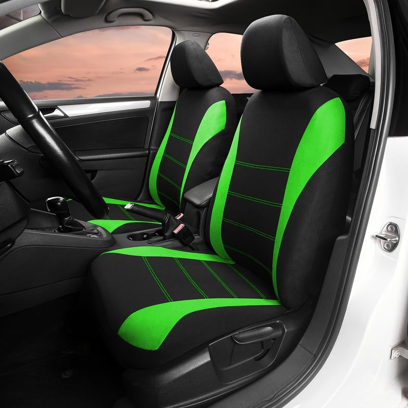 All-Season Car Seat Covers for 5-Seater Cars, Suvs & Pickup Trucks - Easy Install, Durable Polyester, Hand Washable