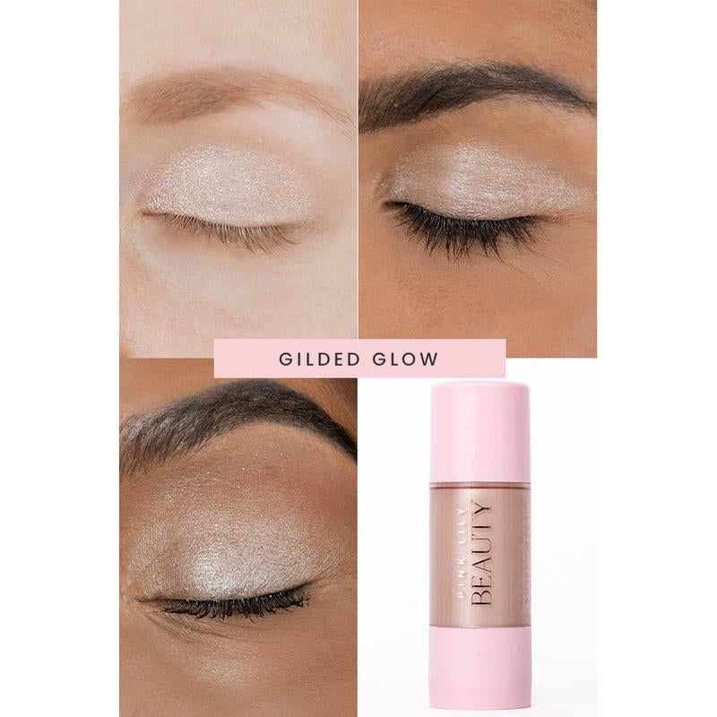 Pink Lily Beauty Radiant Bloom Eyeshadow Drops - Gilded Glow FINAL SALE