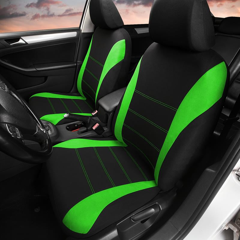 All-Season Car Seat Covers for 5-Seater Cars, Suvs & Pickup Trucks - Easy Install, Durable Polyester, Hand Washable