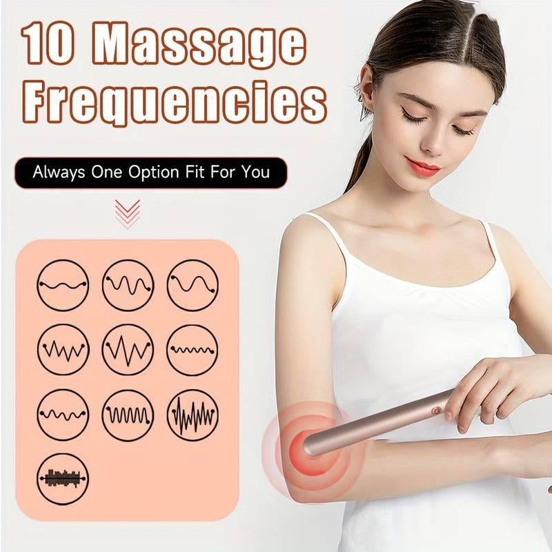 USB Rechargeable Eye Massage Stick, Lithium Polymer Battery, ≤36V Operating Voltage, Portable Facial Muscle Relaxation Tool Christmas Gift Birthday Gift New Year Gift Valentine'S Day Gift Winter Gift