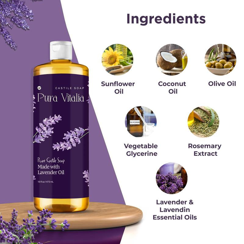 Lavender Castile Soap 16Oz