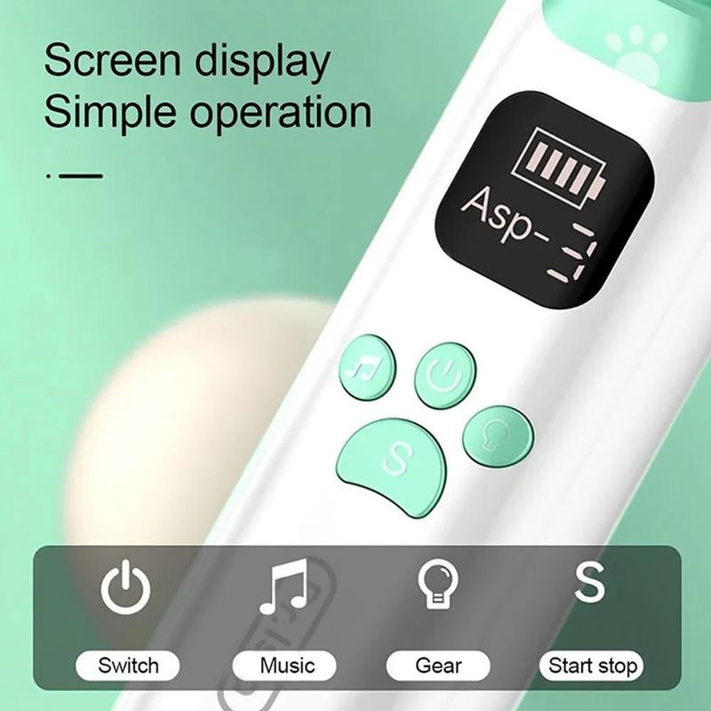 Electric Baby Nasal Aspirator, Rechargeable Nose Suction Tool with 3 Silicone Tips, Baby Nose Sucker with Pause & Music & Light Soothing Function