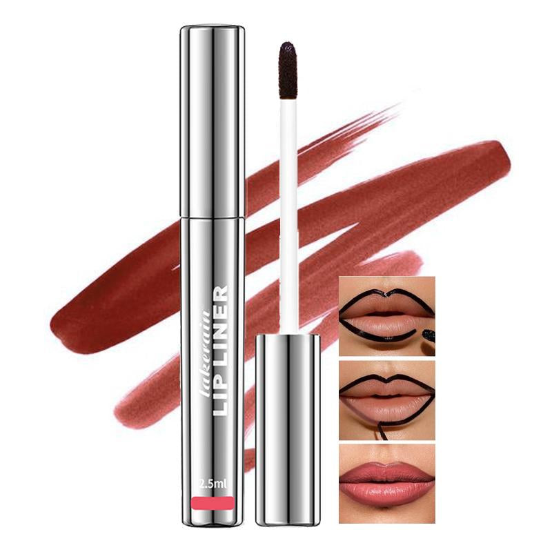 Peel off Lip Liner Tattoo, Long Lasting Peel off Lip Stain, Waterproof Semi-Permanent Lip Tint Lipstick, Highly Pigmented Matte Lip Gloss Eyeliner