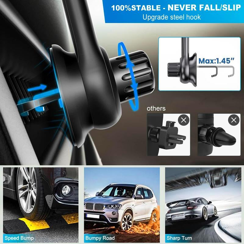 Car Vent Phone Mount,Universal Phone Holders for Your Car,Hands Free Air Vent Car Mount Phone Holder,360° Adjustable Base Phone Holder Fit for Most Phones