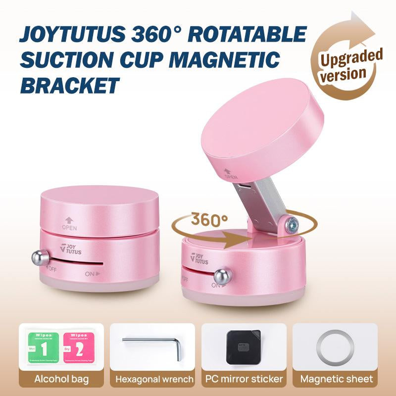 JOYTUTUS Upgrade 360° Rotatable Phone Holder for Car , Folding & Extendable, Double-Sided Magnetic for Kitchen, Stand Mount Convenient Stability Van Accessories