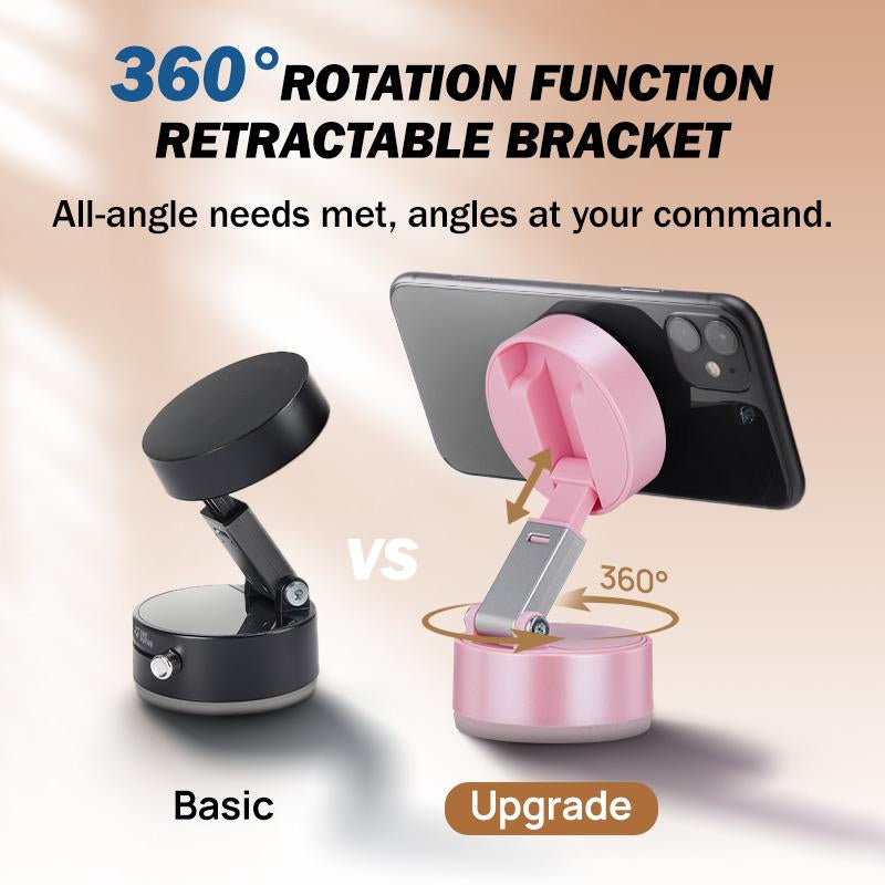 JOYTUTUS Upgrade 360° Rotatable Phone Holder for Car , Folding & Extendable, Double-Sided Magnetic for Kitchen, Stand Mount Convenient Stability Van Accessories