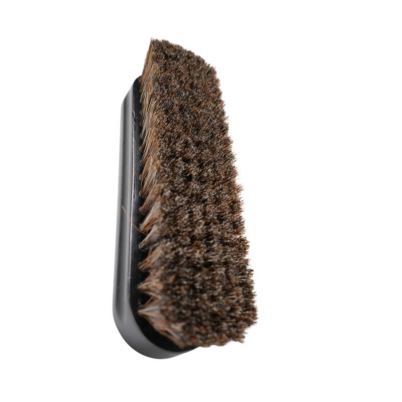 BLACKLINE Leather Brush - XL Wood Grip Brush - Gentle, Durable, and Ergonomic for Superior Leather Care