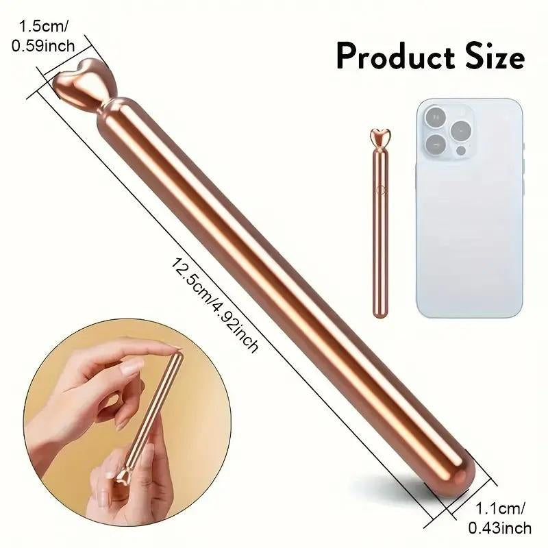 USB Rechargeable Eye Massage Stick, Lithium Polymer Battery, ≤36V Operating Voltage, Portable Facial Muscle Relaxation Tool Christmas Gift Birthday Gift New Year Gift Valentine'S Day Gift Winter Gift