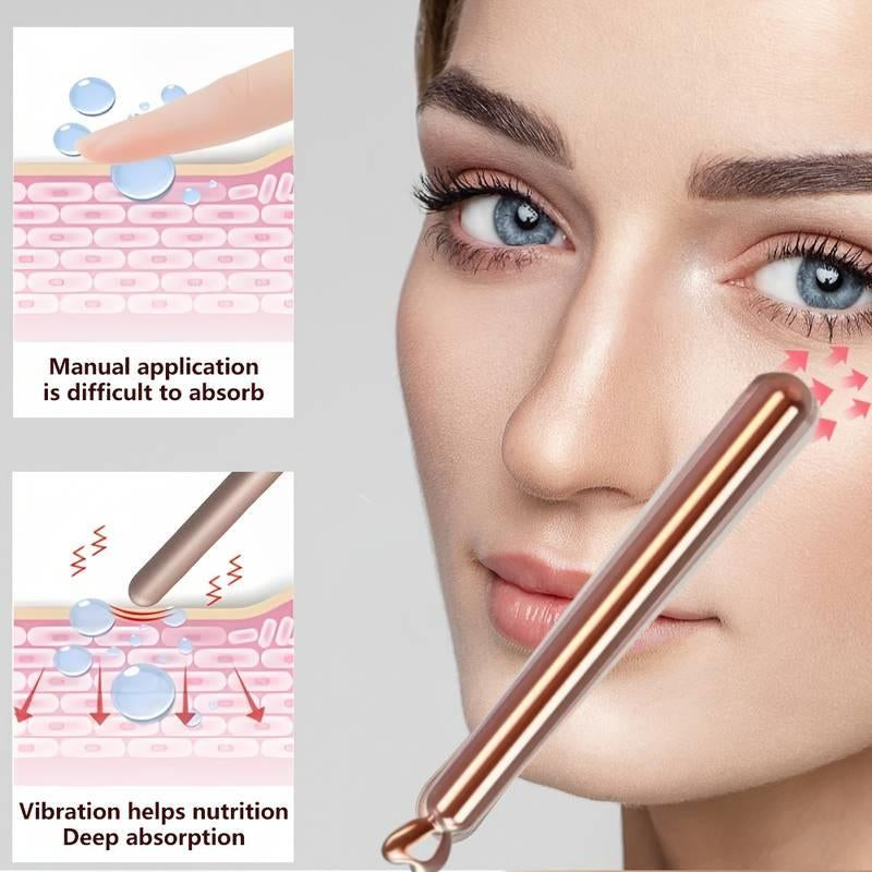 USB Rechargeable Eye Massage Stick, Lithium Polymer Battery, ≤36V Operating Voltage, Portable Facial Muscle Relaxation Tool Christmas Gift Birthday Gift New Year Gift Valentine'S Day Gift Winter Gift
