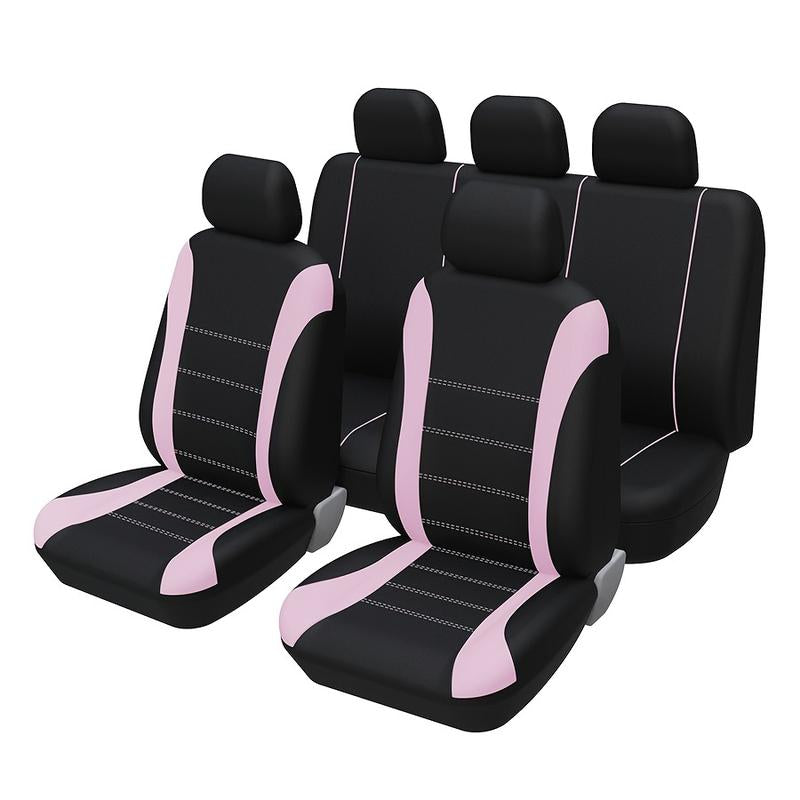 All-Season Car Seat Covers for 5-Seater Cars, Suvs & Pickup Trucks - Easy Install, Durable Polyester, Hand Washable