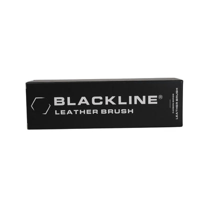 BLACKLINE Leather Brush - XL Wood Grip Brush - Gentle, Durable, and Ergonomic for Superior Leather Care
