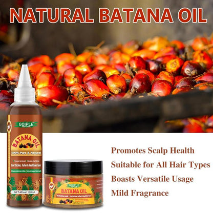 【Spring Glow-Up】Natural Batana Oil for Hair Growth - Pure Organic Hair Oil for Strengthening and Thickening, Raw Batana Oil for Healthy Hair (2 Pack)