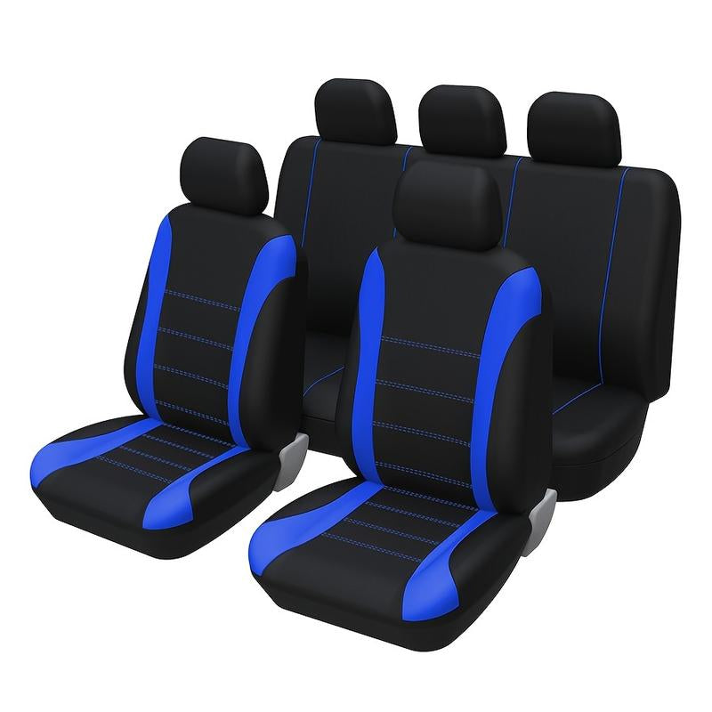 All-Season Car Seat Covers for 5-Seater Cars, Suvs & Pickup Trucks - Easy Install, Durable Polyester, Hand Washable