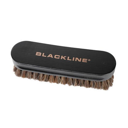 BLACKLINE Leather Brush - XL Wood Grip Brush - Gentle, Durable, and Ergonomic for Superior Leather Care