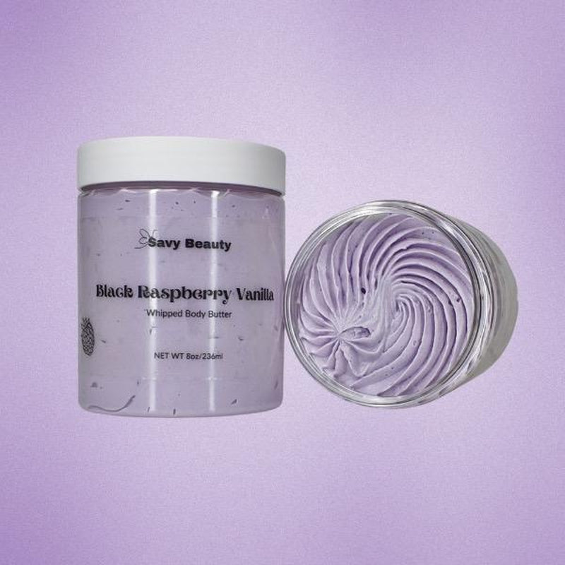 Black Raspberry Vanilla-Whipped Body Butter Body Care Moisturizer Shea Smooth Moisture Hydrating