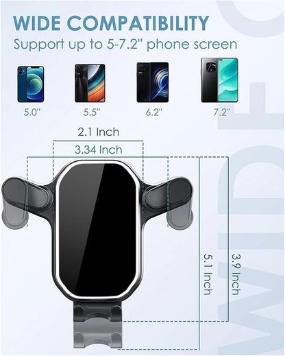 Car Vent Phone Mount,Universal Phone Holders for Your Car,Hands Free Air Vent Car Mount Phone Holder,360° Adjustable Base Phone Holder Fit for Most Phones