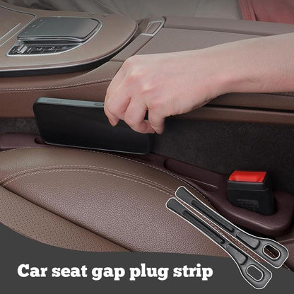 2-Pack 3-In-1 Car Seat Gap Filler – Universal Fit for Car, SUV & Truck | Soft Foam Gap Stopper with Organizer & Hook Function | Prevent Lost Items & Keep Your Car Neat