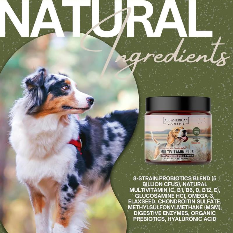 All American Canine Multivitamin plus for Dogs - Vitamin Supplement