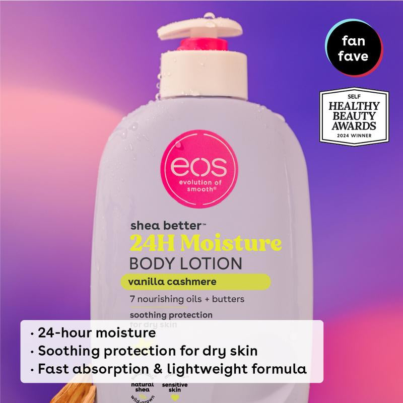 Shea Better Body Lotion for Dry Skin, Vanilla Cashmere, 16 Fl Oz Moisturizer Comfort Moisture Hydrating
