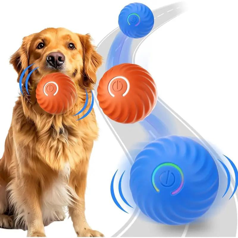 FMW Interactive Dog Toys Dog Ball,[2025 Newly Upgraded] Durable Motion Activated Automatic Rolling Ball Toys For/Small/Medium/Large Dogs,Usb Rechargeable
