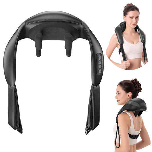 MERACH Shiatsu Neck and Back Massager Electric Shoulder Massager Car Neck Massage Leg Massage, Relieve Muscle Pain Perfect Present for Family