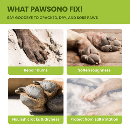 Dog Paw Balm for Dogs & Cats - Natural Ingredients, Moisturizer & Soother for Dry Cracked Paws & Noses, 2Oz, Lick-Safe Formula
