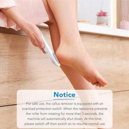 Electric Feet Callus Remover,Portable Electronic Foot File Pedicure Tools,Waterproof Foot Scrubber File,Pedi Foot Care for Dead,Hard Cracked Dry Skin Manicure Nail Nail Care Cutics Nail Art