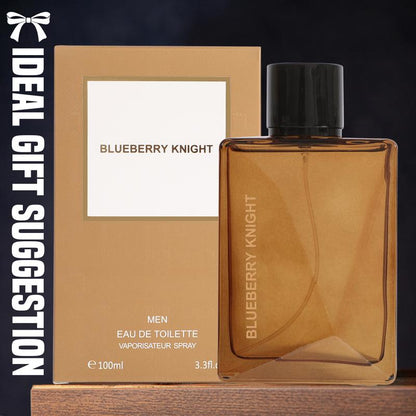 Blueberry Knight Eau De Toilette Spray Cologne for Men 100Ml/3.3Fl.Oz. - Woody, Fresh Spicy, Aromatic and Citrus Scent