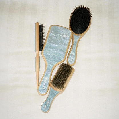 Emi Jay Bamboo Paddle Brush in Blue Sugar