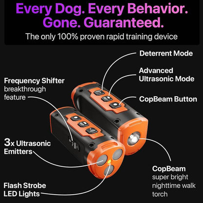Dog Barking Stopper, anti Barking Device for Dogs, Stop Barking Neighbors Dog, Humane Training Tool for Training & Behavior Aids, 50 Feet Range