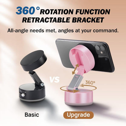 JOYTUTUS Upgrade 360° Rotatable Phone Holder for Car , Folding & Extendable, Double-Sided Magnetic for Kitchen, Stand Mount Convenient Stability Van Accessories