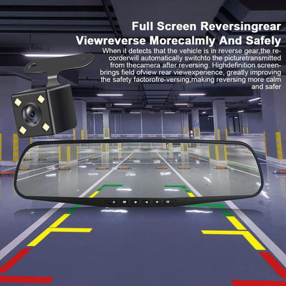 Car DVR with 32GB Card, 4.19 Inch TN Screen Car DVR, Front & Rear Dash Cam, Video Surveillance for Car, Car Electronics