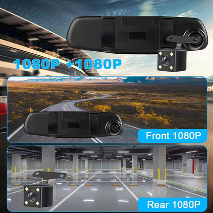 Car DVR with 32GB Card, 4.19 Inch TN Screen Car DVR, Front & Rear Dash Cam, Video Surveillance for Car, Car Electronics