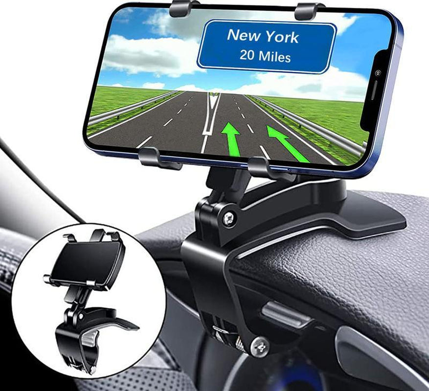 360° Rotatable Retractable Phone Holder Car Mount Stand Rear View Mirror Mount Bracket for Smartphone Cell Phones