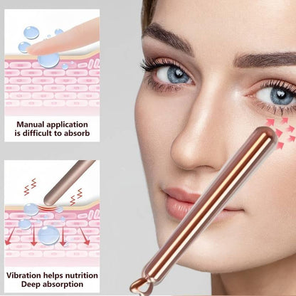 USB Rechargeable Eye Massage Stick, Lithium Polymer Battery, ≤36V Operating Voltage, Portable Facial Muscle Relaxation Tool Christmas Gift Birthday Gift New Year Gift Valentine'S Day Gift Winter Gift