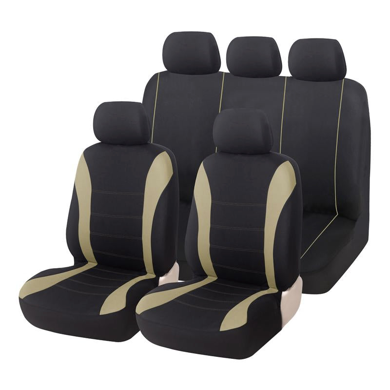 All-Season Car Seat Covers for 5-Seater Cars, Suvs & Pickup Trucks - Easy Install, Durable Polyester, Hand Washable
