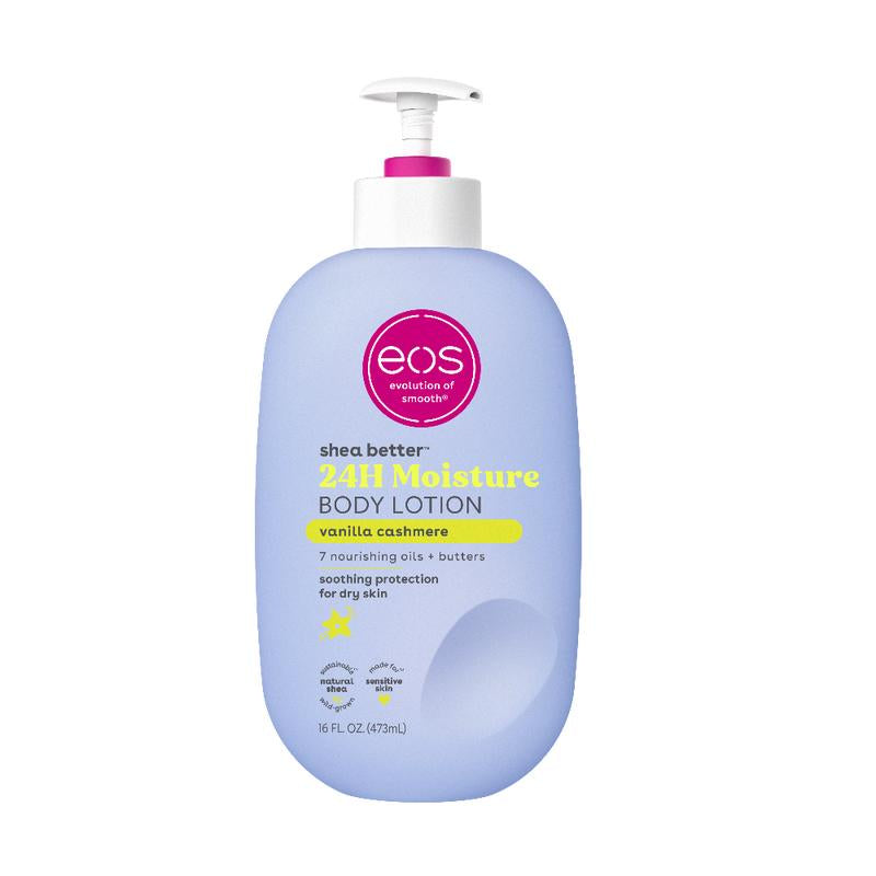 Shea Better Body Lotion for Dry Skin, Vanilla Cashmere, 16 Fl Oz Moisturizer Comfort Moisture Hydrating